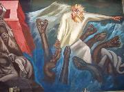 Departure of Quetzalcoatl, Dartmouth mural Jose Clemente Orozco